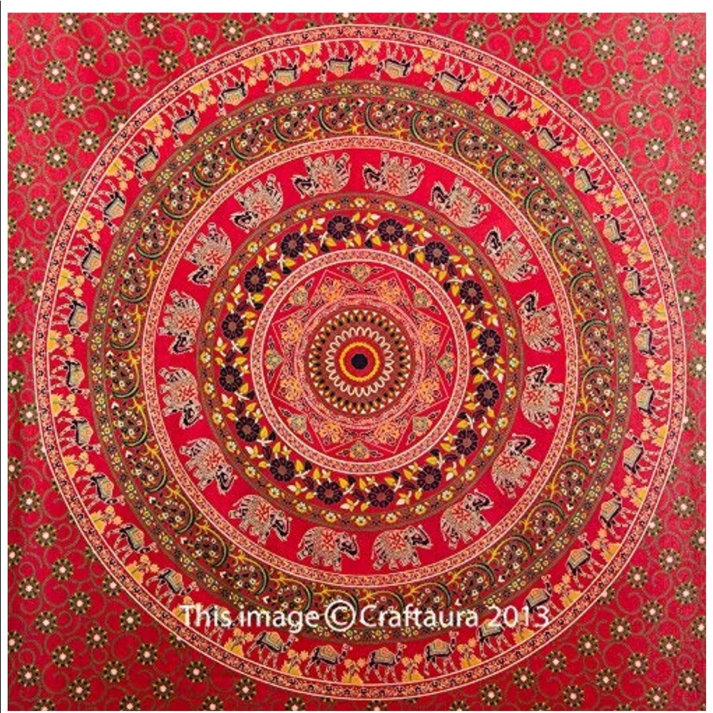 Indian mandala tapestry